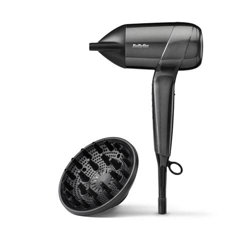 Sèche-cheveux BaByliss Titanium Shine 1600 D6200DE 1600 W Gris anthracite